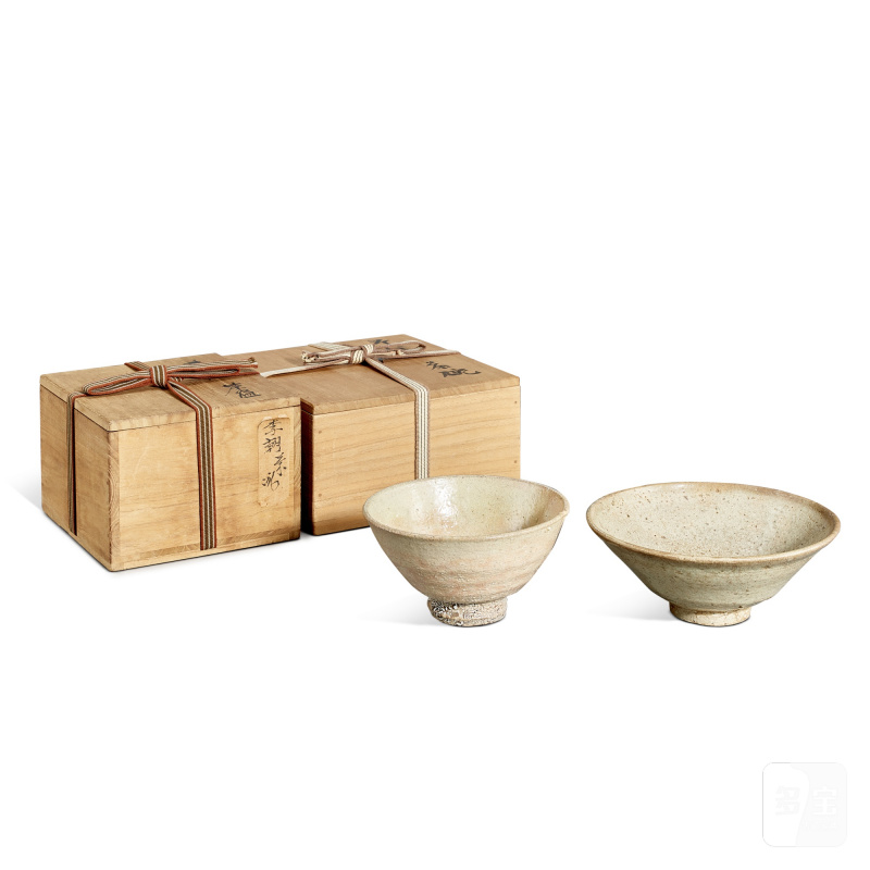 Two ido tea bowls, Korea, Joseon dynasty, 16th - 20th century | 韓國 朝鮮王朝 十六至二十世紀 井戶茶盌兩件